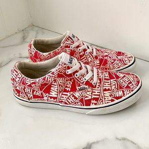 Vans Off The Wall Logo low-top canvas shoes